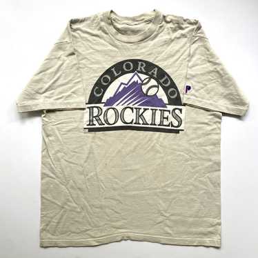 Vintage 90s Colorado Rockies Baseball Jersey Authentic Sewn Pro