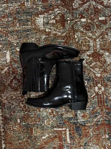 Urban Outfitters Black Square Toe Boot