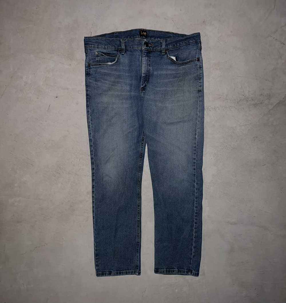 Lee × Vintage Lee 32x30 Slim Fit Blue Denim Jeans - image 2