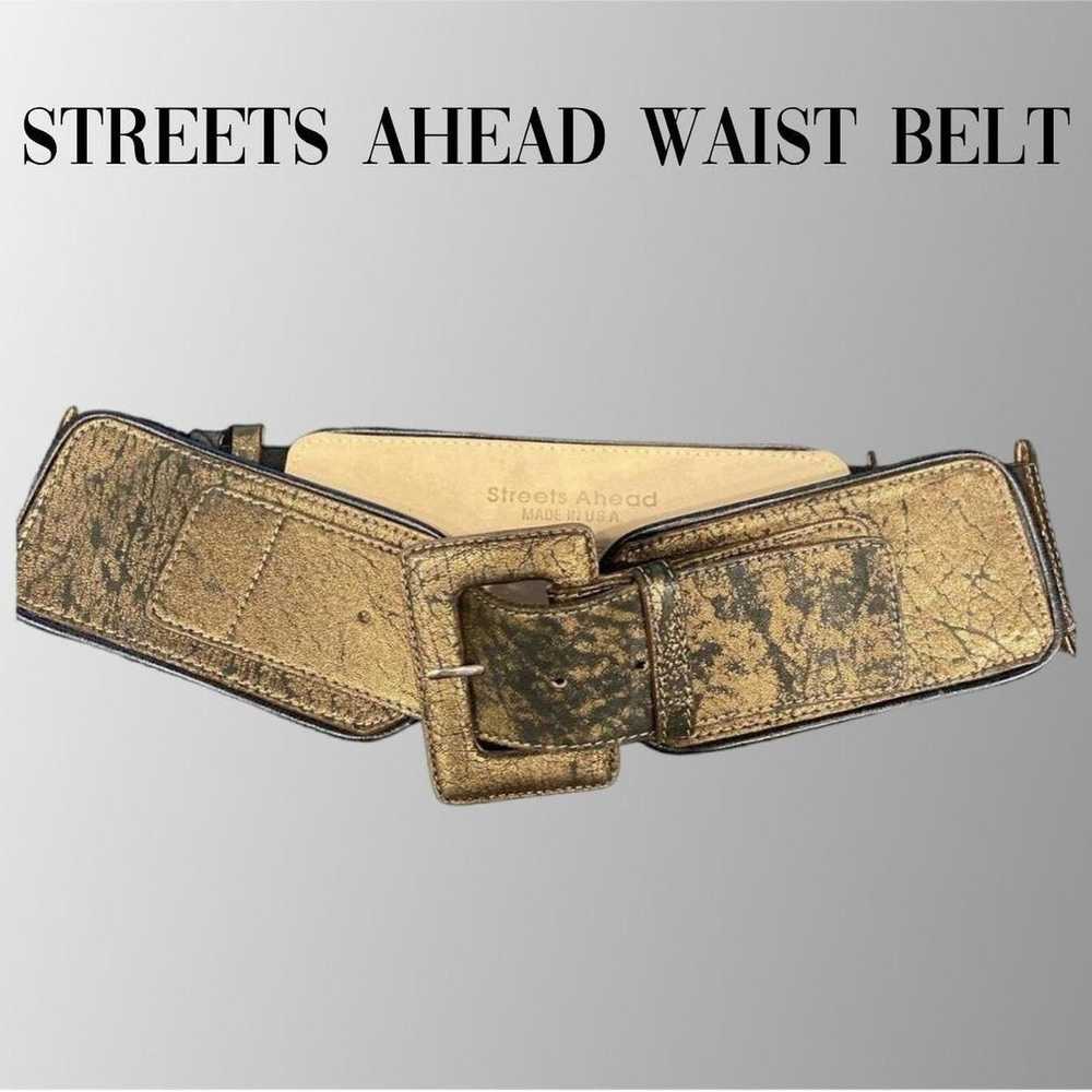 Designer × Other Metallic Waist Belt - image 1