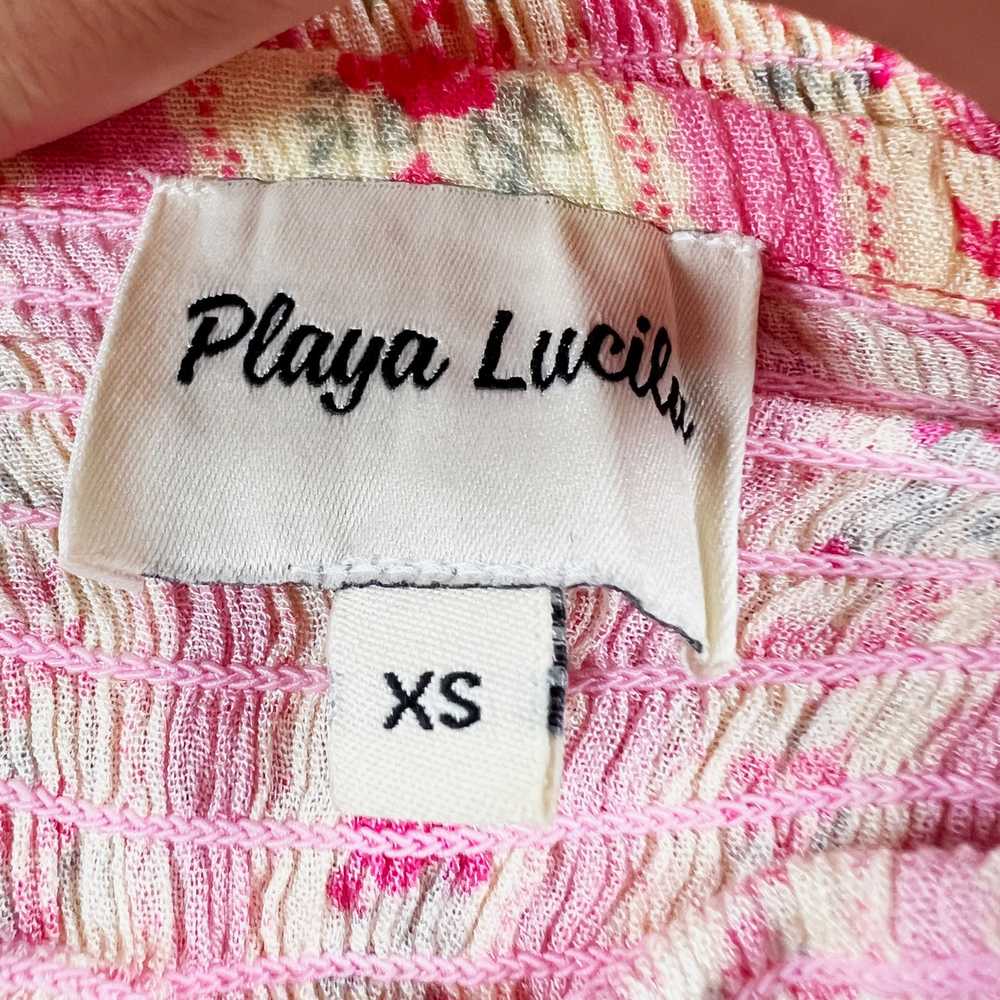 Other Playa Lucila Tie Shoulder Allover Smock Str… - image 2