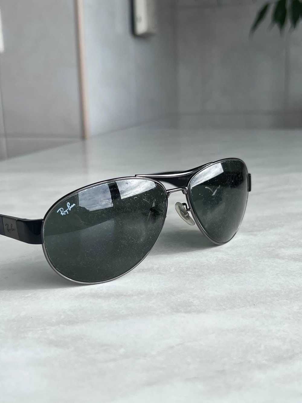 RayBan × Vintage RayBan Sunglasses Black Aviator … - image 2
