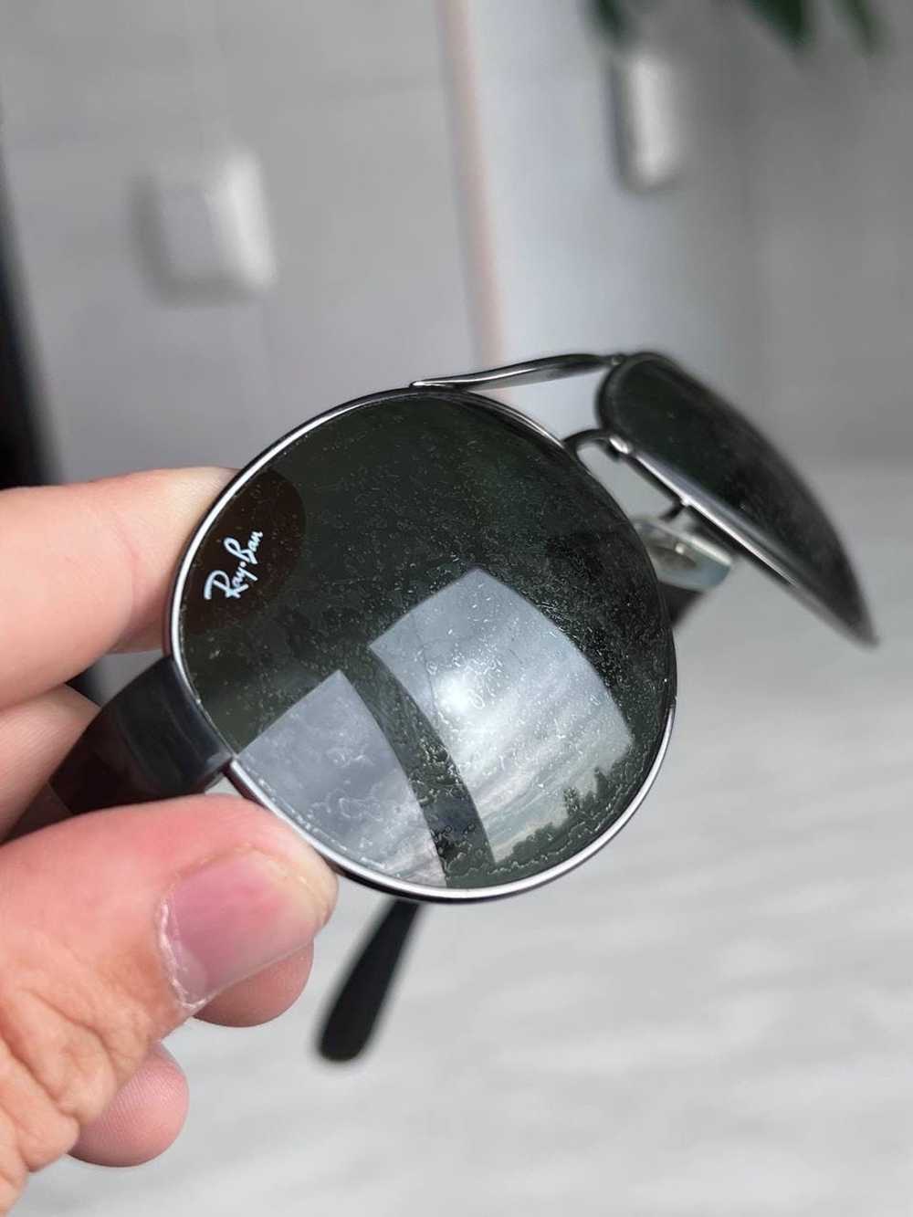 RayBan × Vintage RayBan Sunglasses Black Aviator … - image 3