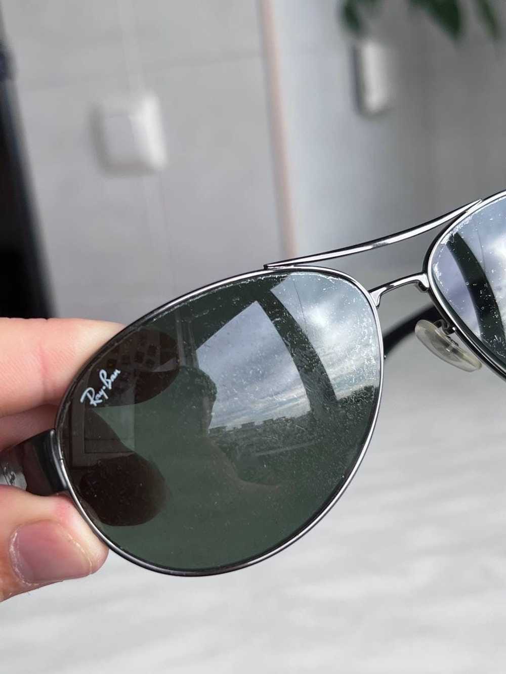 RayBan × Vintage RayBan Sunglasses Black Aviator … - image 4