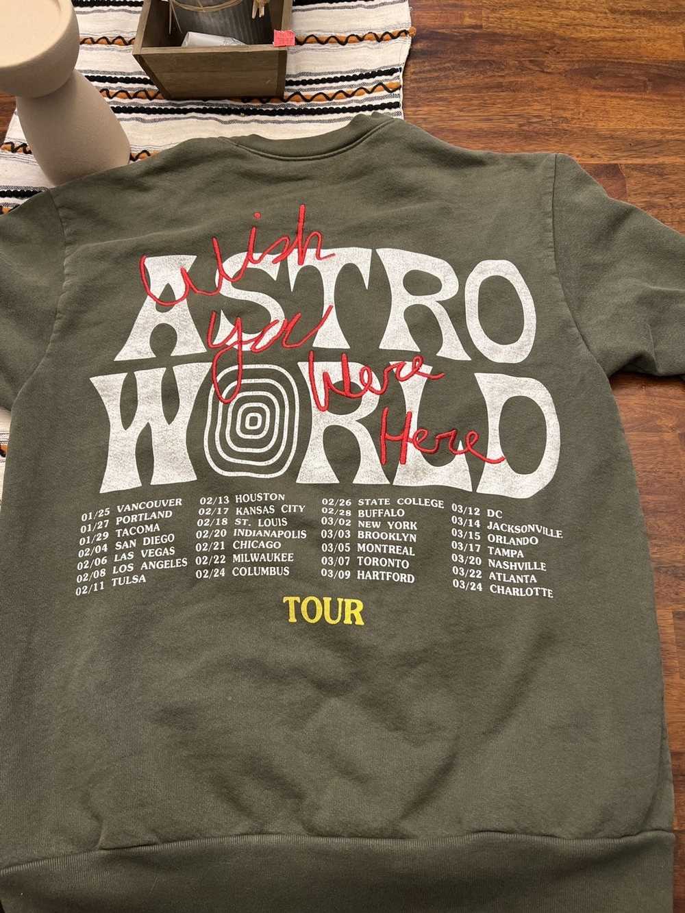 Travis Scott Astroworld Teddy Bear Leg 2 Tour Cre… - image 2