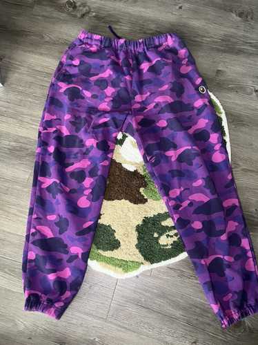 Bape Color Camo Sweat Pants Purple (FW21)