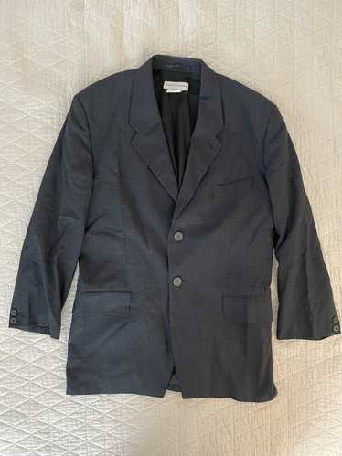 Dries Van Noten Worsted Linen Low Notch Blazer - image 1