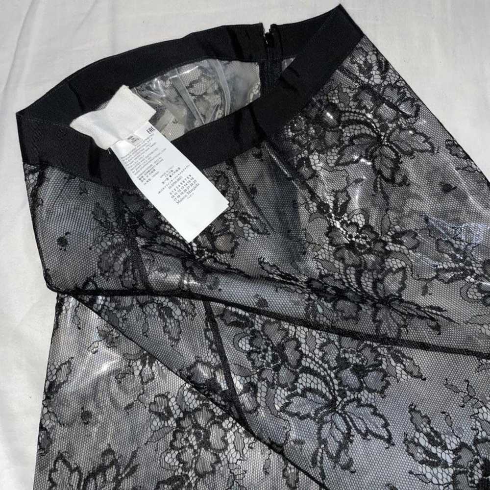Maison Margiela Margiela SS17 Black lace PVC skirt - image 4