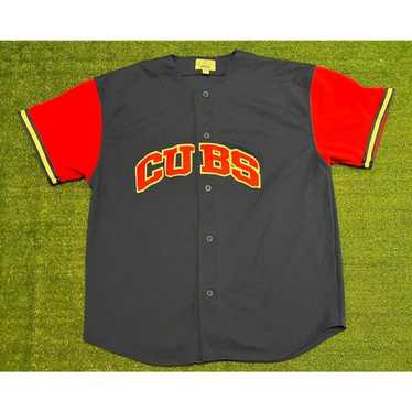 Chicago Cubs Weekend Mens Jersey White Black V Neck Short Sleeve 90s  Vintage XXL