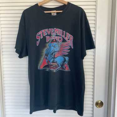 90s STEVE MILLER BAND オリジナルヴィンテージバンドT 総柄 90s STEVE MILLER BAND オリジナルヴィンテージバンドT 総柄 90s