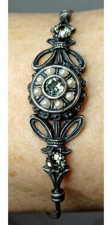 美品　Bronze Italy Dyadema シルバー　ブレスレット Dyadema Italy Silver Plated Bronze Bracelet - Etsy