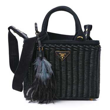 Handbag Prada Beige in Wicker - 24453535