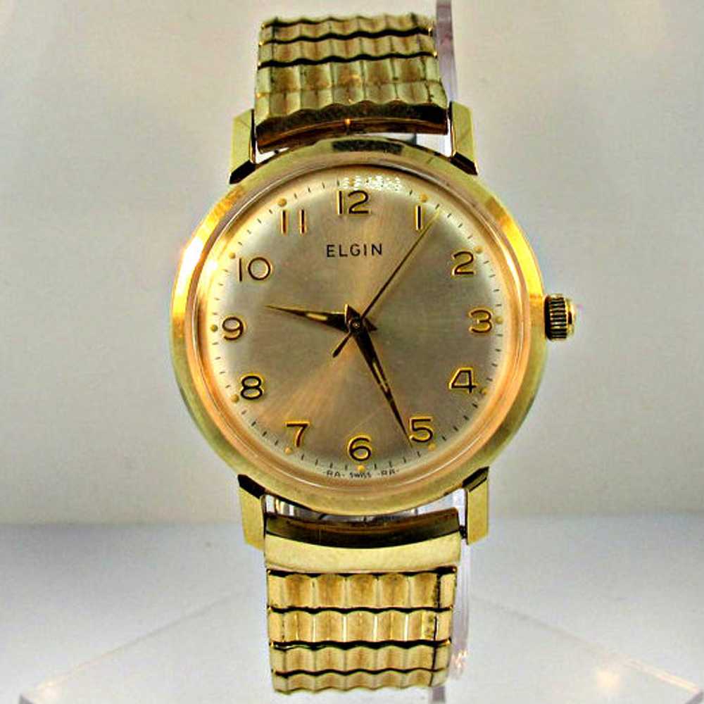 Vintage Elgin National Watch Co. 10K Gold Filled … - image 7