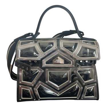 AUTHENTIC DELVAUX Limited to 2018 Tampeto GM Gladiator Hand Bag Silver Black