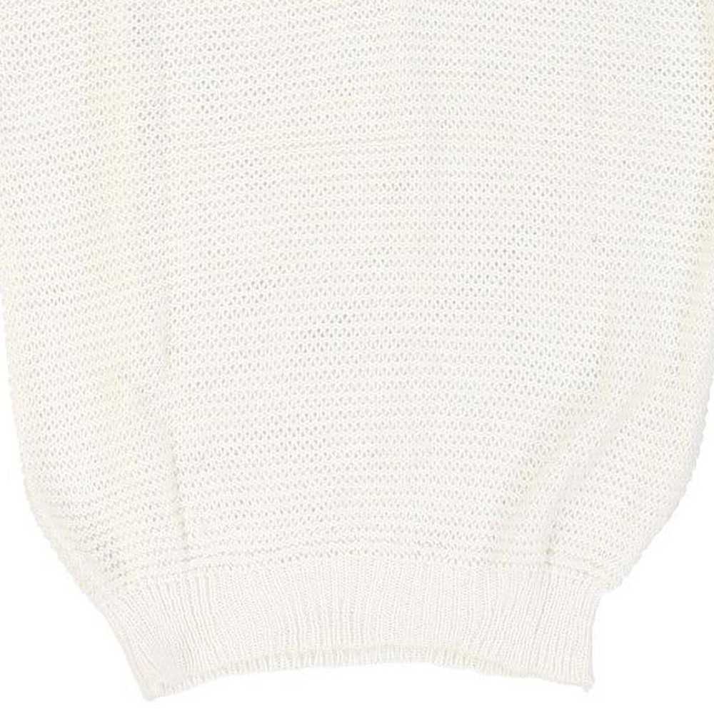 Unbranded Sweater Vest - Large White Cotton - image 4