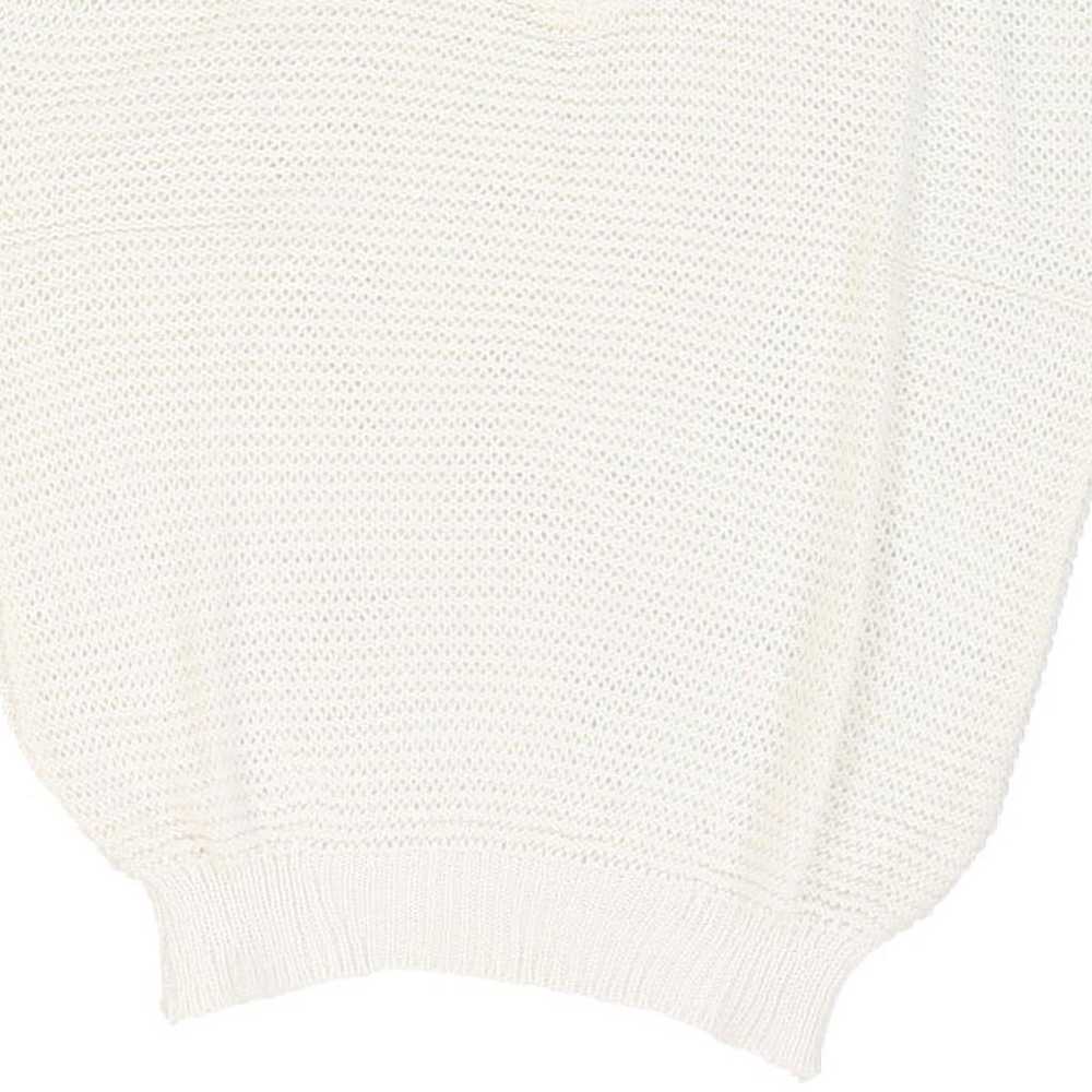 Unbranded Sweater Vest - Large White Cotton - image 6