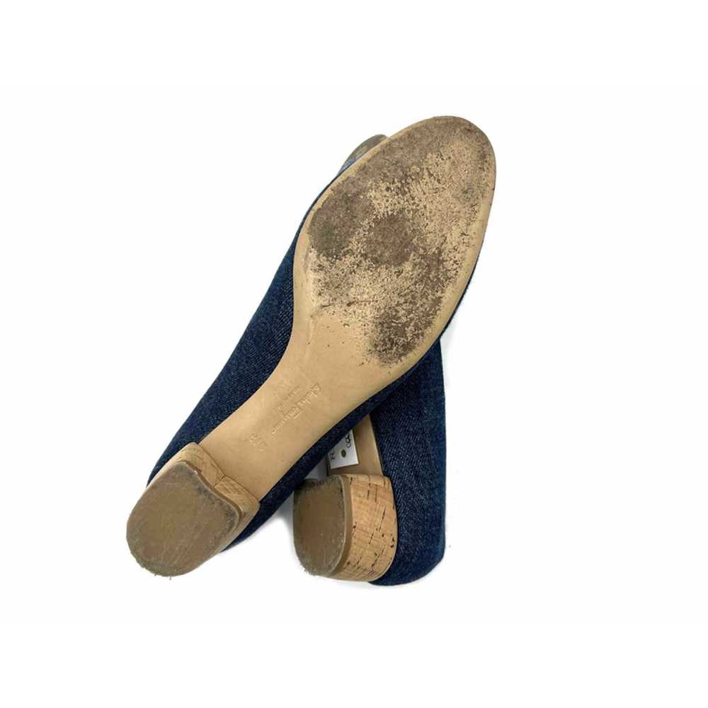Tod's Slippers/Ballerinas Leather in Blue - image 4