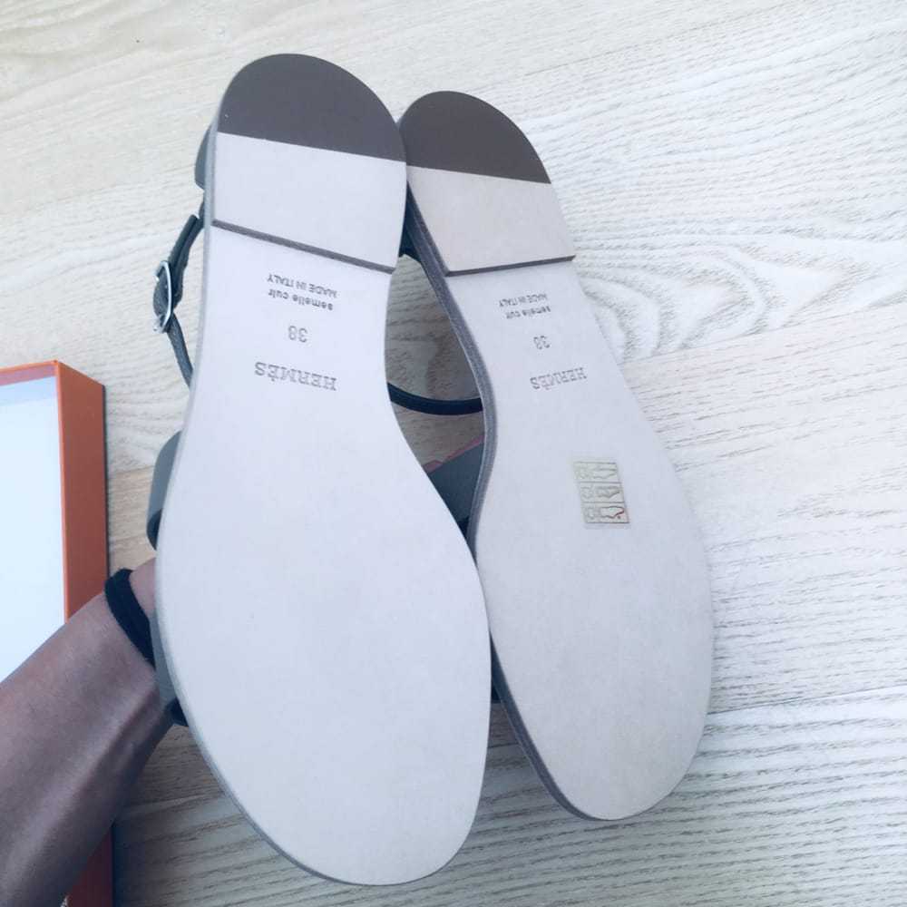 Hermès Santorini leather sandal - image 6