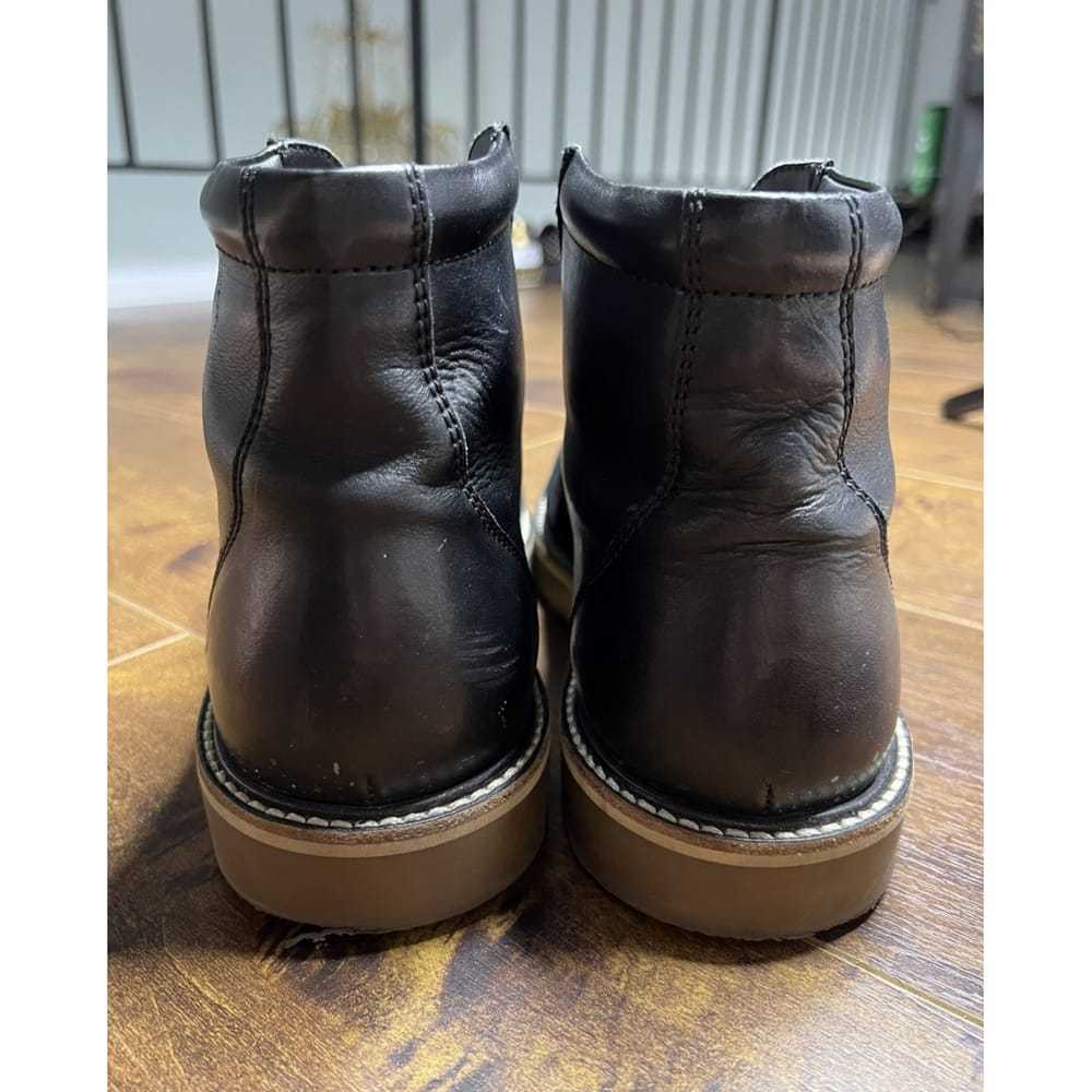 Armani Collezioni Leather boots - image 5