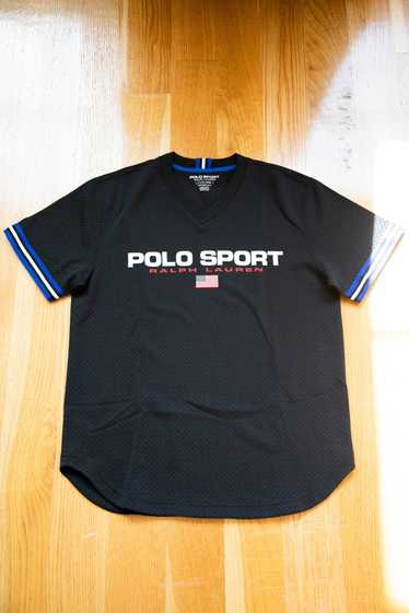 Vintage polo Sport ralph lauren training cycling shirt made in Usa size M