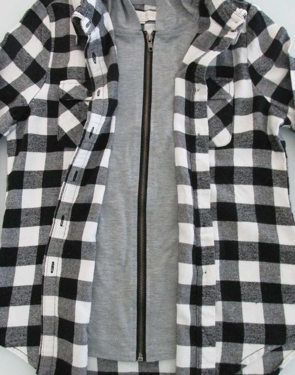 Other CI Sono Women's Flannel Hoodie Shirt Size S… - image 4