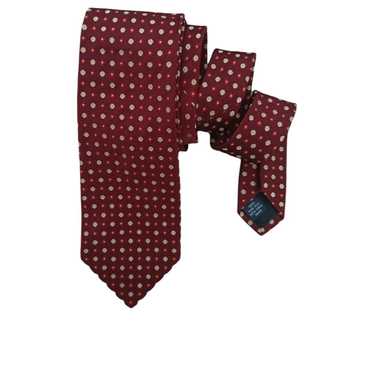 Faconnable FAÇONNABLE Geometric Floral Silk Tie H… - image 1