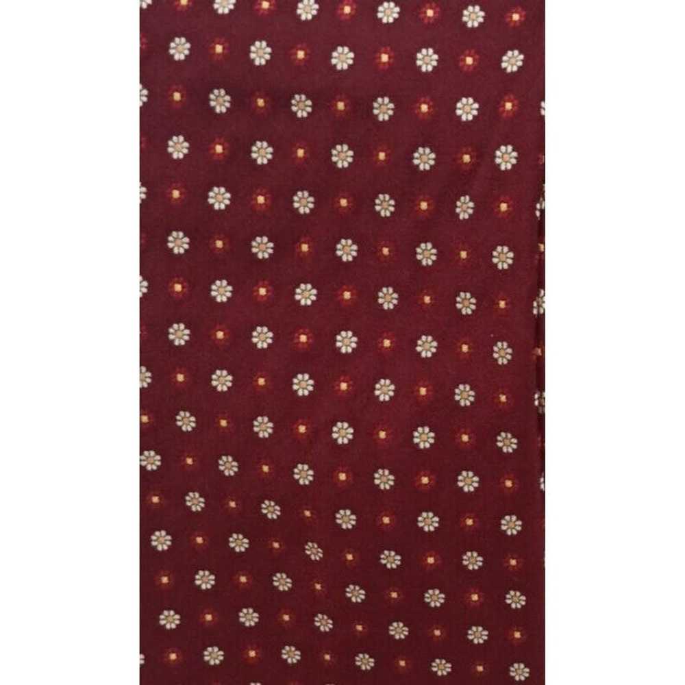 Faconnable FAÇONNABLE Geometric Floral Silk Tie H… - image 3