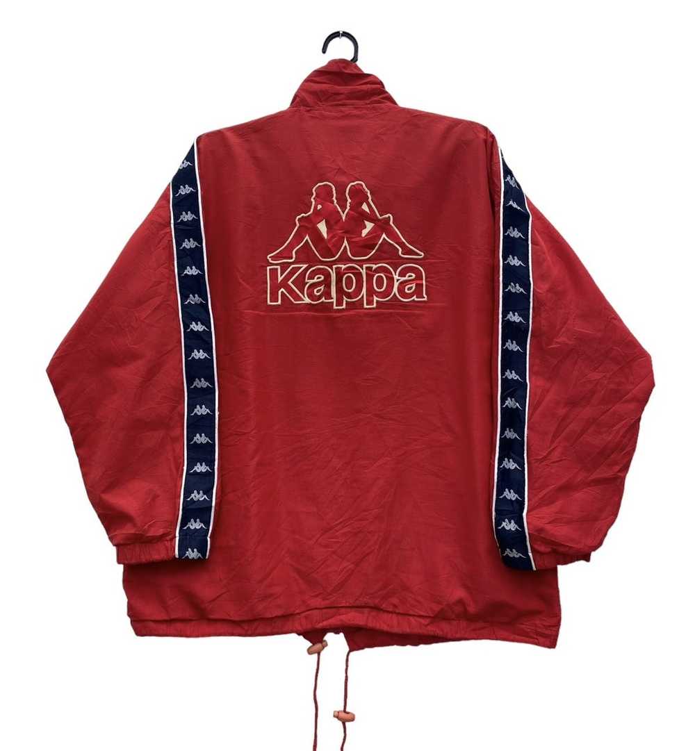 Kappa × Streetwear Vtg 90s Kappa sidetape retro windbreaker