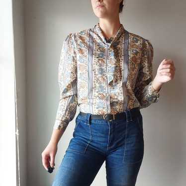 Vintage Vintage 80s/90s Floral Blouse, Koret Unio… - image 1