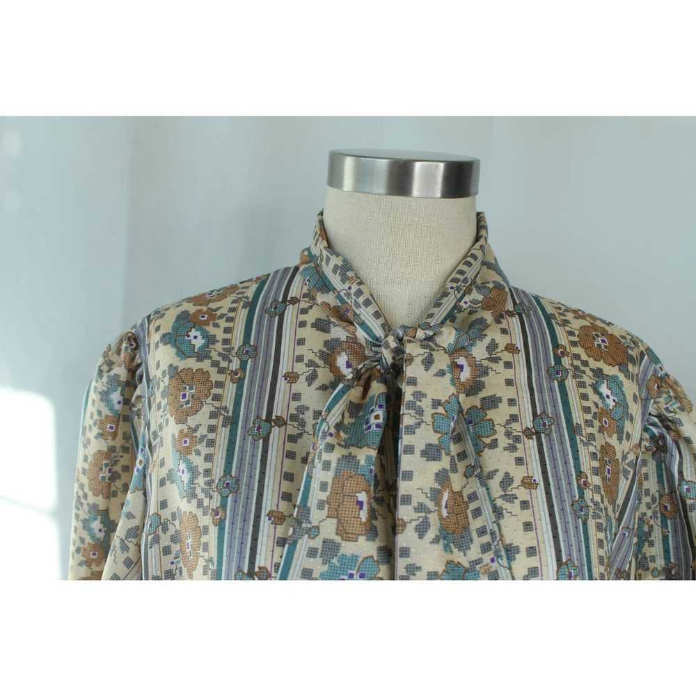 Vintage Vintage 80s/90s Floral Blouse, Koret Unio… - image 4