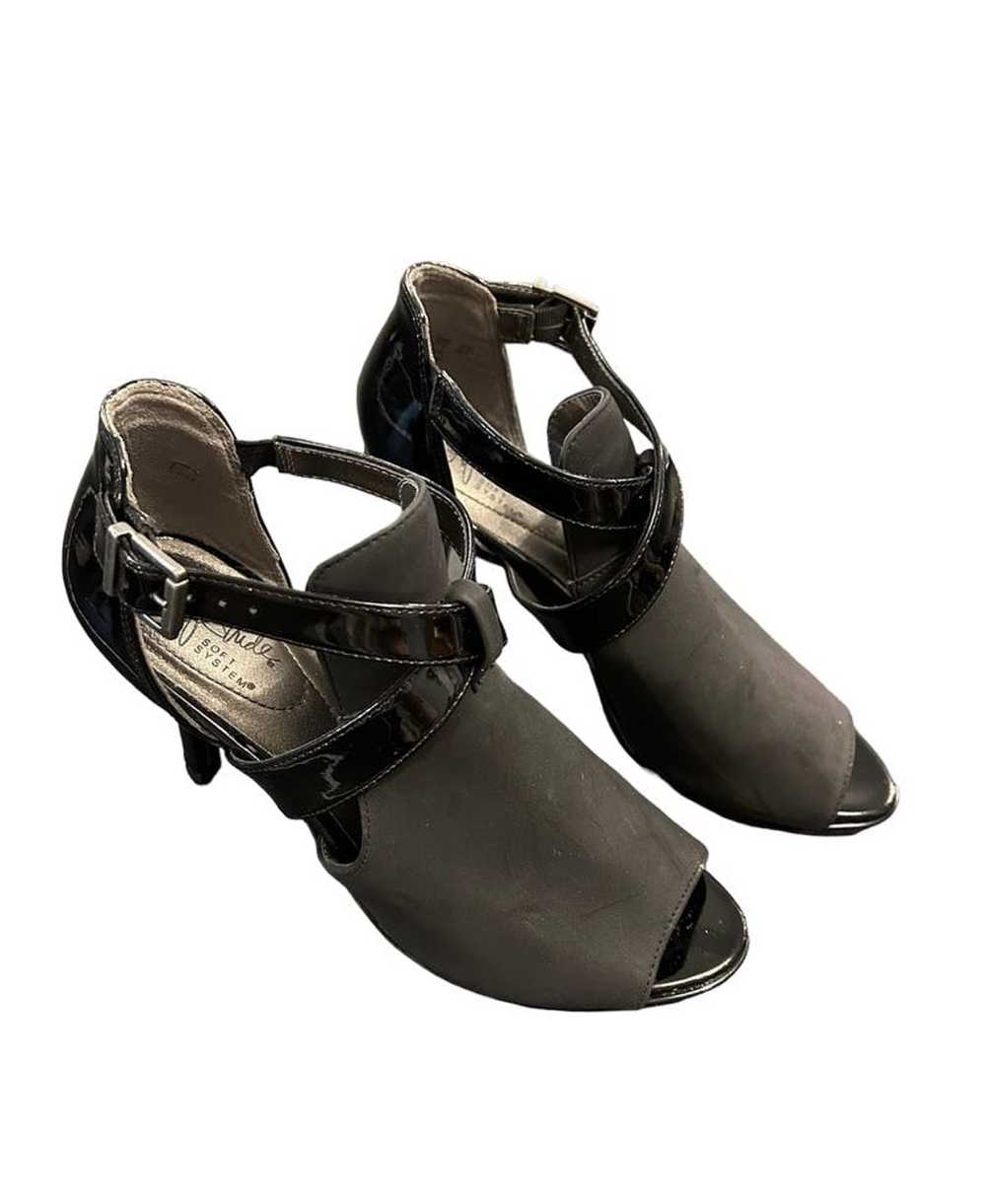 Other Life Stride Black open toe, ankle strap hee… - image 1