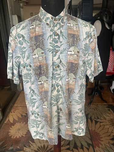 Los Angeles Dodgers Tommy Bahama Sport Tiki Luau Button-Up Shirt - Royal