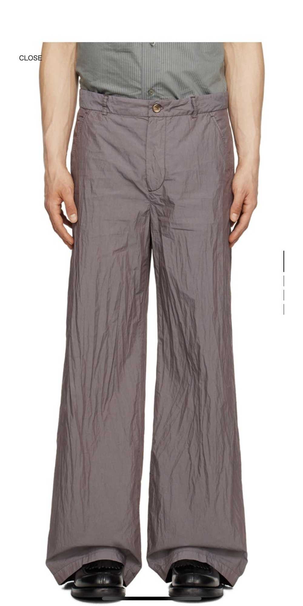 Our Legacy Our Legacy purple wide trousers - image 2