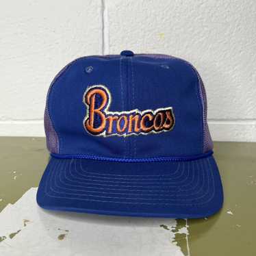 NEW Denver Broncos Sports Specialties Script The Cord Zip Back Hat Vintage  Cap