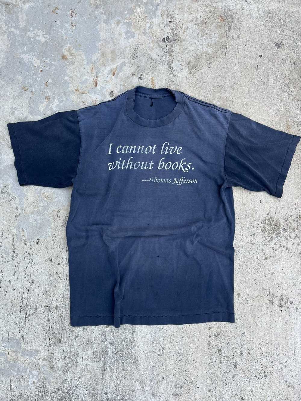 Vintage Vintage 90s Faded “I cannot live without … - image 1