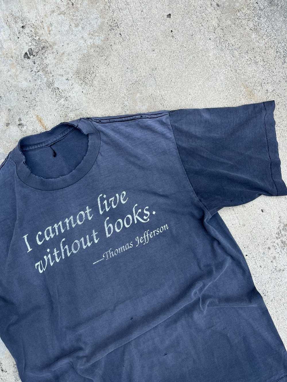 Vintage Vintage 90s Faded “I cannot live without … - image 3