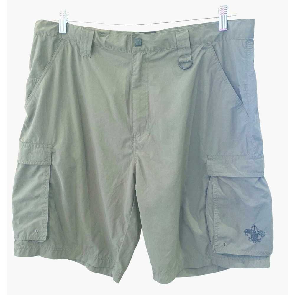 Other Boy Scouts Mens Cargo Shorts Green Adult L … - image 1