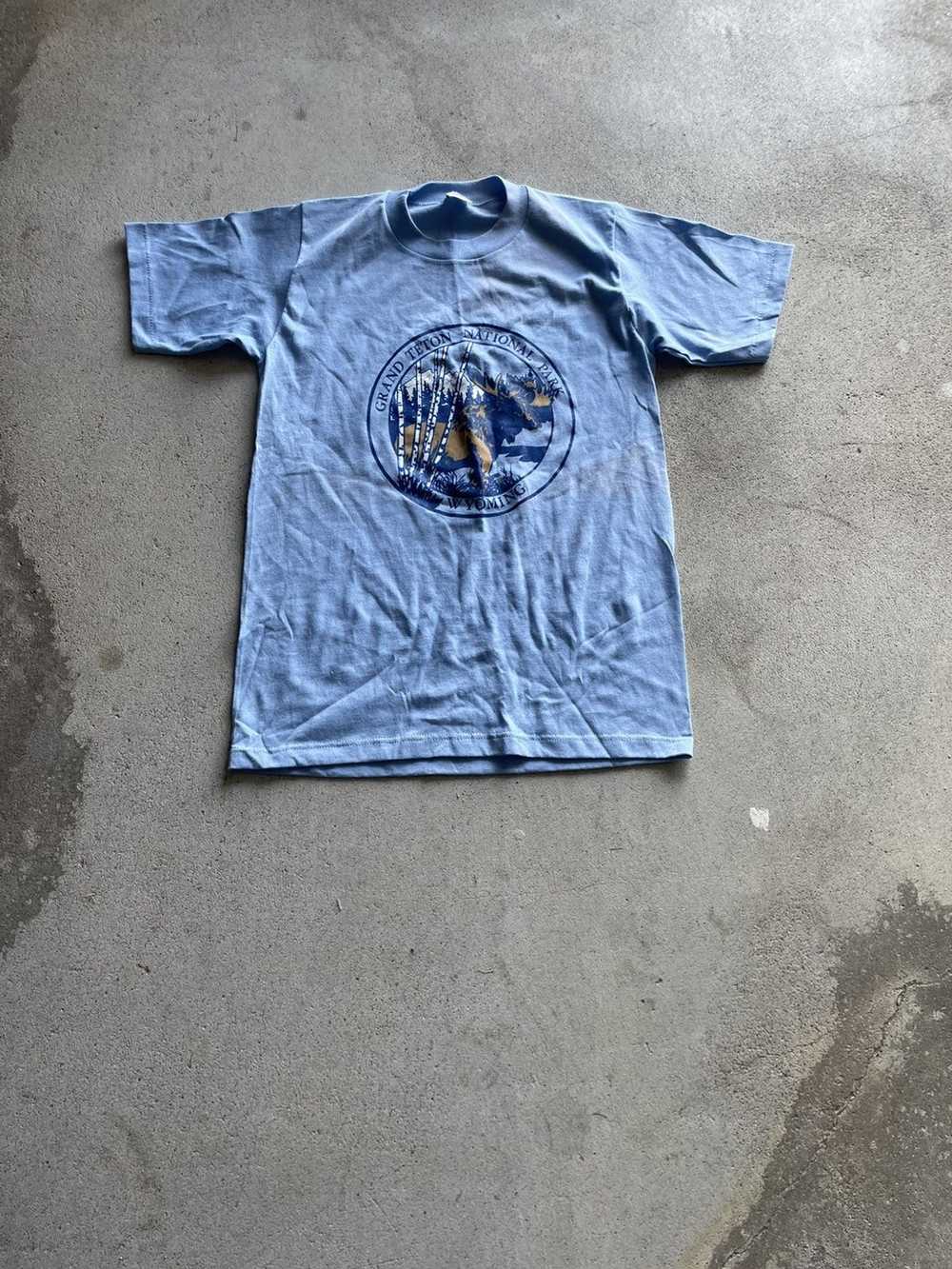 Grand Teton National Park Wyoming Retro Distressed Souvenir Shirt