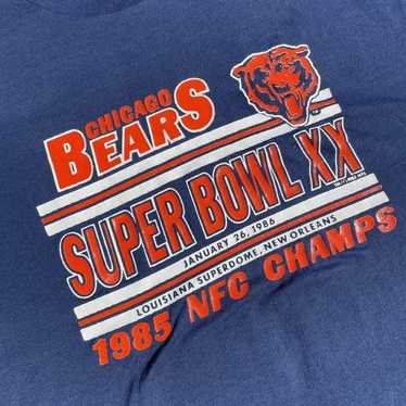 1985 Chicago Bears Super Bowl Champions Vintage T Shirt 