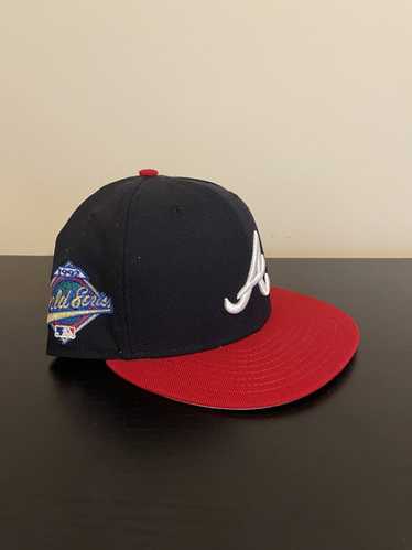 New Era Atlanta Braves State Fruit 59Fifty Fitted Cap in Peach — MAJOR