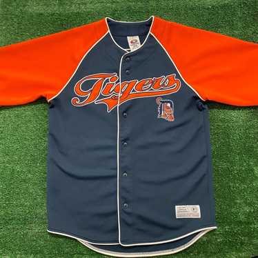 Authentic Detroit Tigers Road Away Vintage MLB Baseball Jersey