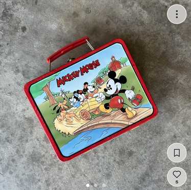 Disney × Streetwear × Vintage Mickey Mouse Tin Lu… - image 1