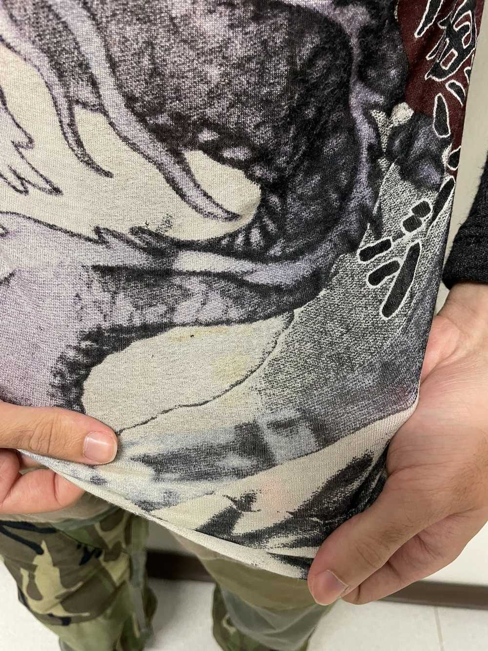 Jean Paul Gaultier Dragon long sleeve t-shirt mes… - image 9