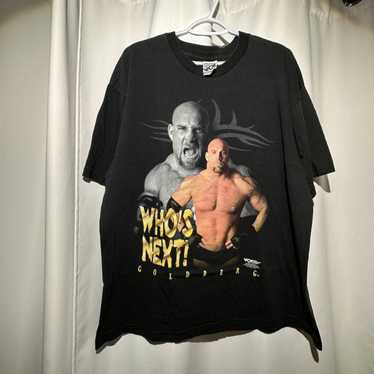 Vintage × Wcw/Nwo × Wwf Vintage Goldberg Black Te… - image 1