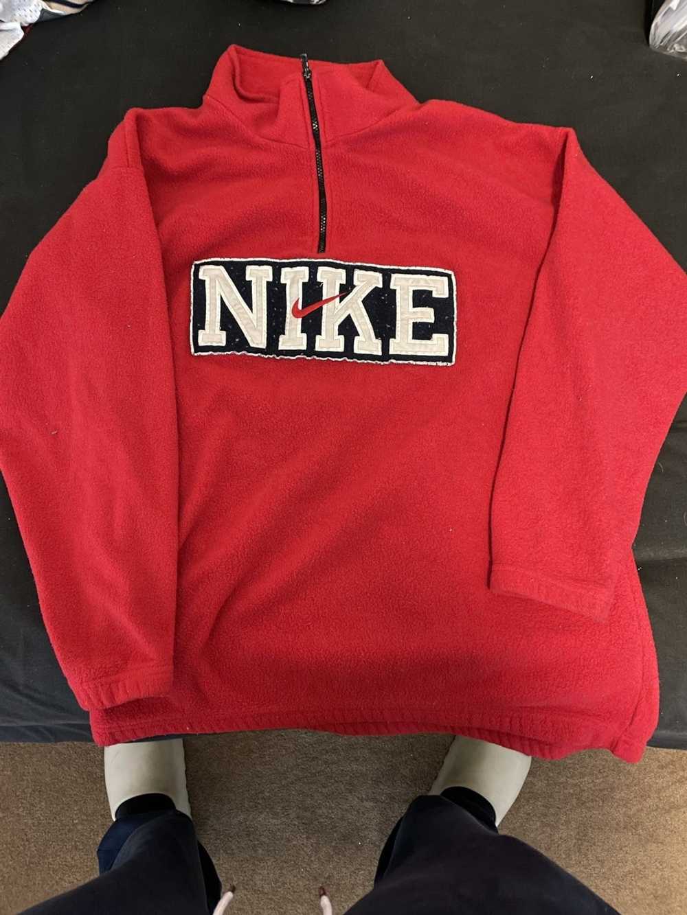 Nike × Streetwear × Vintage Nike fleece jacket - image 1