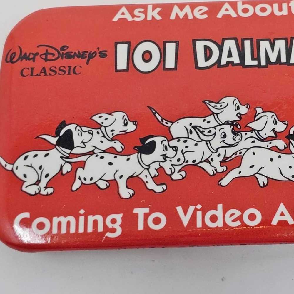 Disney VTG Disney 101 Dalmatians Promo Button 90s… - image 3