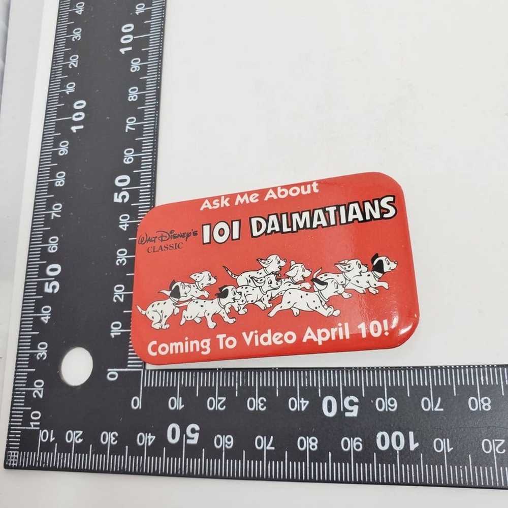 Disney VTG Disney 101 Dalmatians Promo Button 90s… - image 7