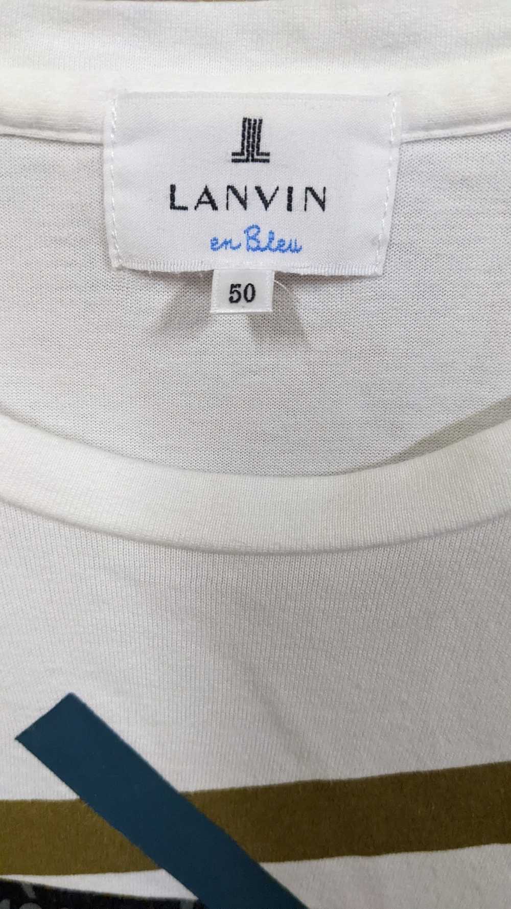 Lanvin Lanvin en Bleu white tee - image 6