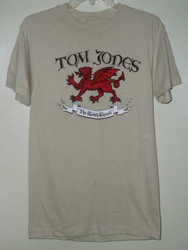 Rare × Rock Tees × Vintage Tom Jones Concert Shir… - image 1