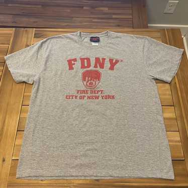 Vintage Nike FDNY Team Hockey Jersey 2001 9/11 New York City Firefighters  Small